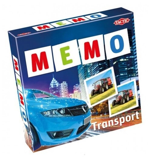 Настольная игра TACTIC Мемо: Транспорт