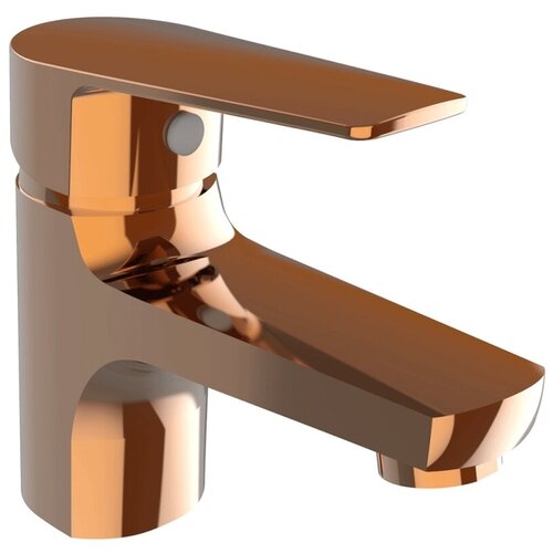 фото Смеситель для раковины (умывальника) orange loop m26-021 золото однорычажный розовое золото