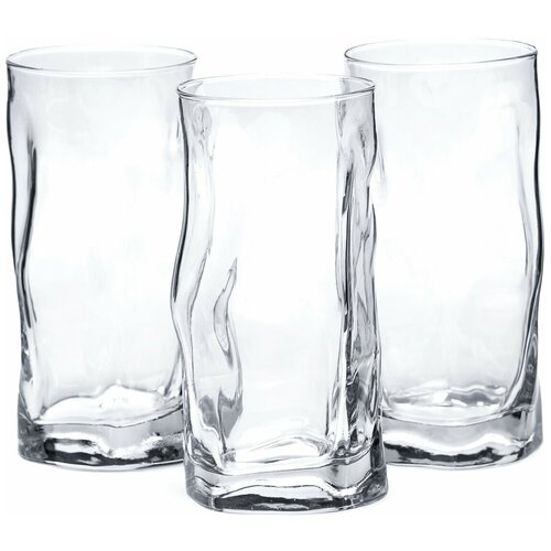 фото Набор высоких стаканов для воды bormioli rocco sorgente, 460 мл., 3 шт.