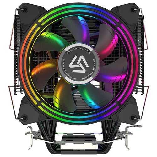 Кулер для процессора ALSEYE H120D, черный/RGB