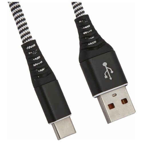 Кабель Liberty Project USB - USB Type-C "Носки", 1 м, черный