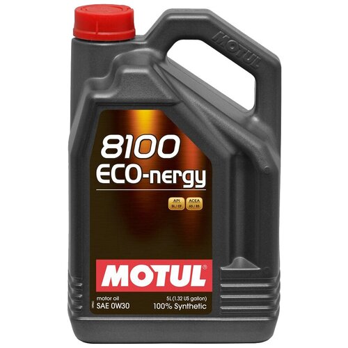 фото Синтетическое моторное масло motul 8100 eco-nergy 0w30 5 л