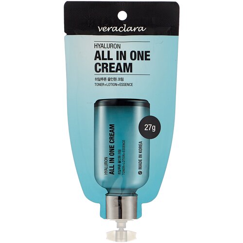 Veraclara Крем все-в-одном с гиалуроновой кислотой, саше 27 гр Veraclara Hyaluron All-In-One Cream