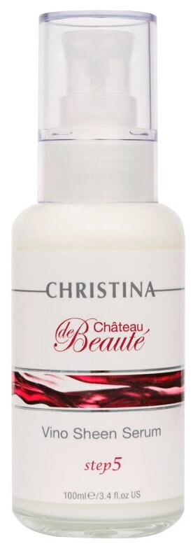 Christina Chateau De Beaute Vino Sheen Serum Сыворотка для лица шеи и декольте Великолепие (шаг 5)
