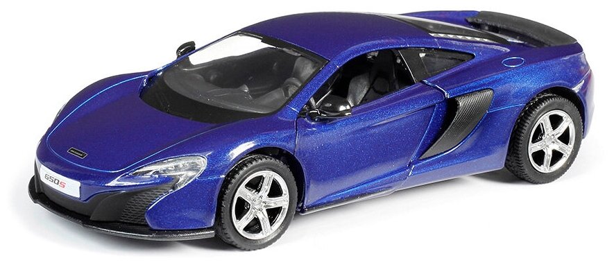 Машина металлическая RMZ City 1:32 McLaren 650S, инерционная, синий (554992-BLU)