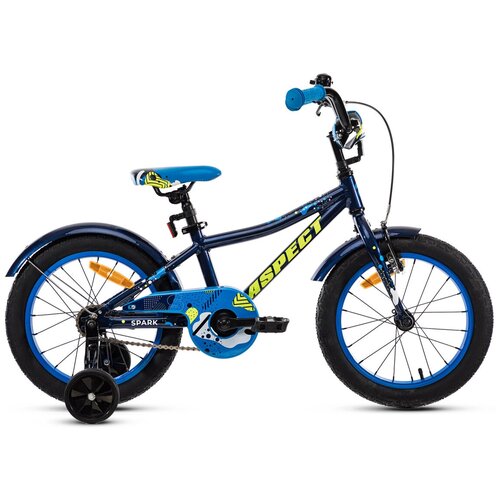 фото Детский велосипед aspect spark (2020) синий/зеленый (требует финальной сборки)