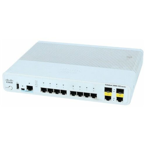 Коммутатор Cisco WS-C2960CG-8TC-L коммутатор cisco catalyst ie 2000 8tc b