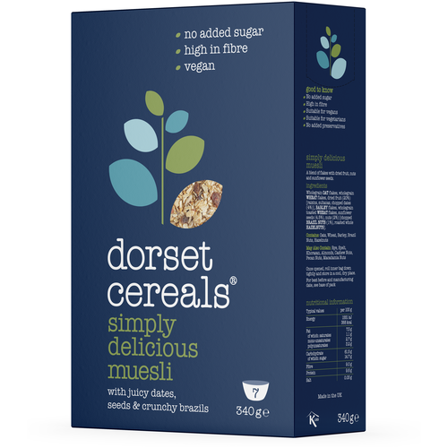 Мюсли dorset cereals Simply delicious (традиционные королевские), 340 г
