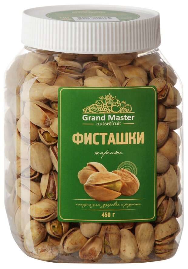 Фисташки Grand Master жареная соленая, 450 г Гранд Мастер - фото №1