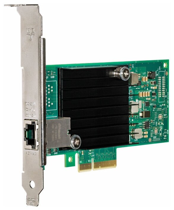 Сетевой адаптер Pcie 10GB Single Port X550-T1 X550t1blk Intel X550T1BLK940125 .