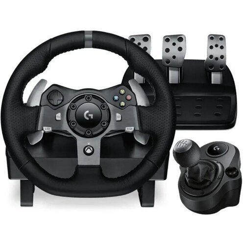 Игровой руль(X box) LOGITECH Driving Force G920 /Руль + педаль + передач Shifter руль 941 000123 logitech g920 driving force racing wheel usb