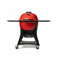 Kamado Joe Угольный гриль Kamado Joe Kettle Joe, 57 см (красный), с ножками и столиками