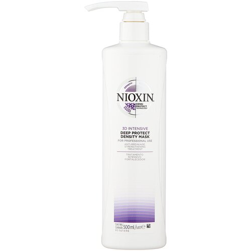 Nioxin Intensive Treatment Маска для глубокого восстановления волос, 500 г, 500 мл, бутылка nioxin intensive treatment ночная сыворотка для увеличения густоты волос 100 г 70 мл бутылка