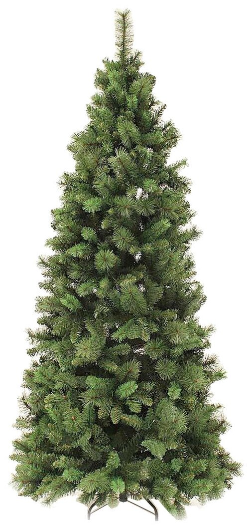 Искусственная Ёлка Royal Christmas Montana Slim Tree PP/ PVC Premium Hinged - 195см, зеленый