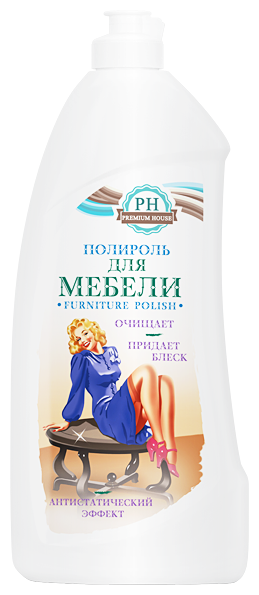 Средство Premium House по уходу за мебелью с полирующим эффектом, 0,5 л - фото №3