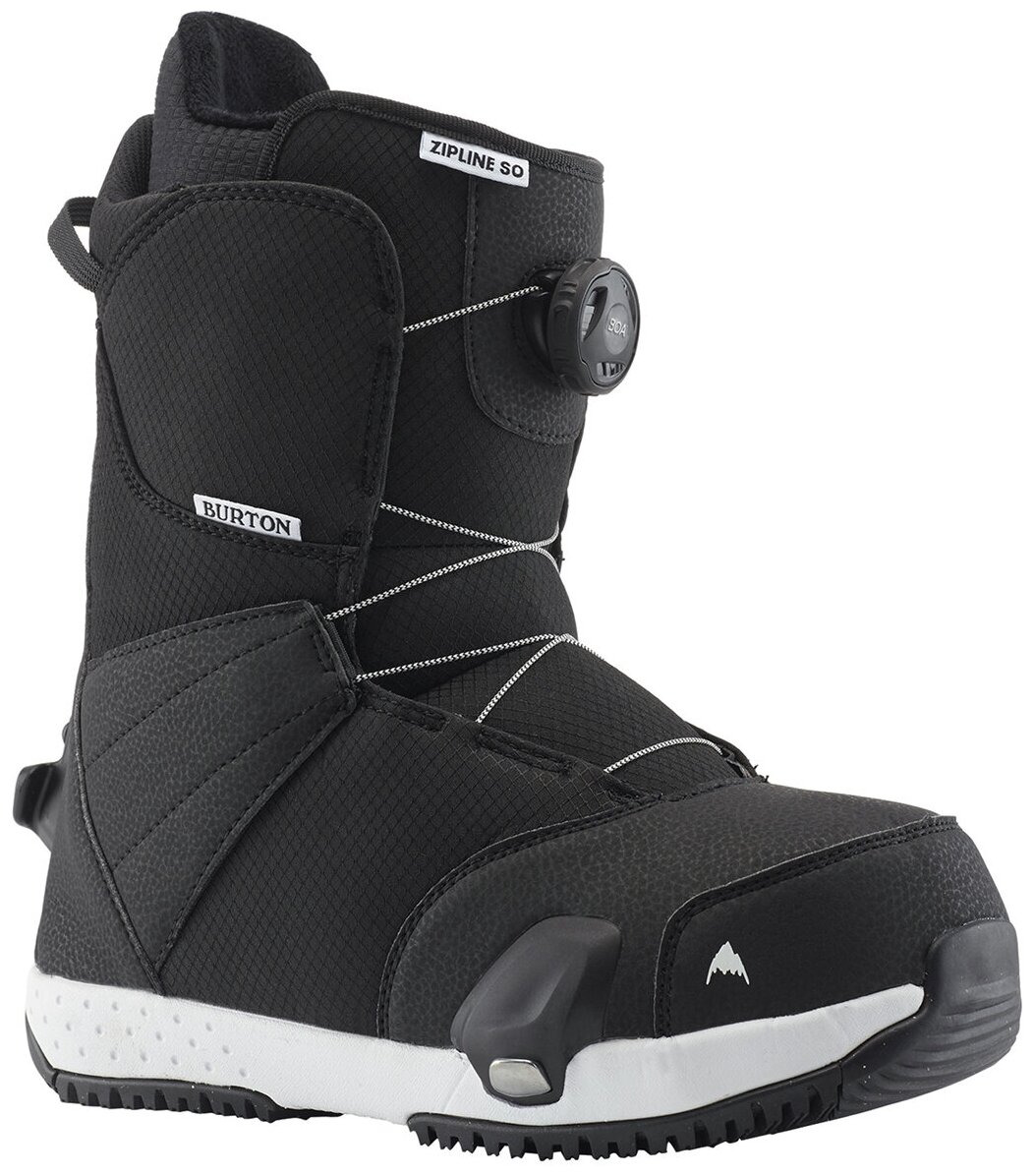 Ботинки для сноуборда детские BURTON 2021-22 Zipline Step On Black (US:6K)