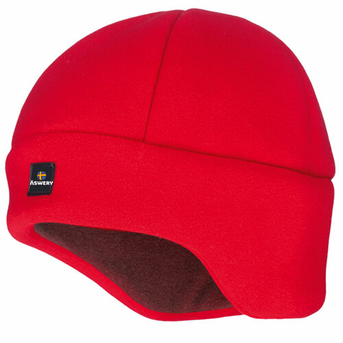 Шапка Aswery, размер 58, серый, красный шапка aswery размер 58 серый
