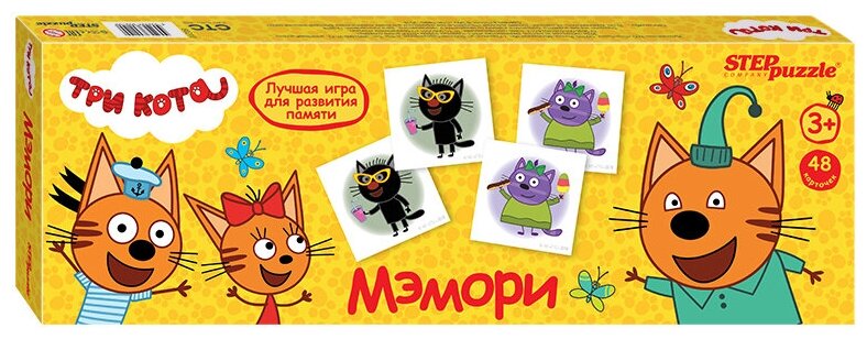 Настольная игра Мэмори "Три кота" Степ 80210