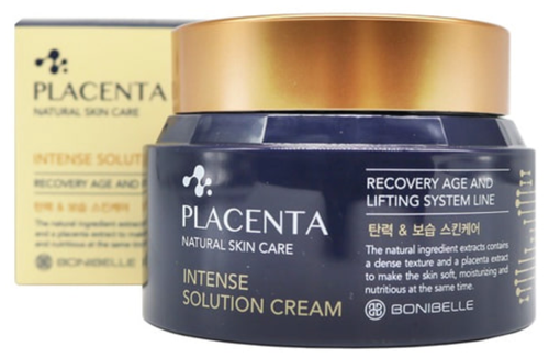 Bonibelle Placenta Intense Solution cream Омолаживающий крем для лица с плацентой, 80 мл