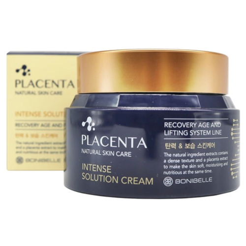 Bonibelle Placenta Intense Solution cream Омолаживающий крем для лица с плацентой, 80 мл омолаживающий крем с плацентой bonibelle placenta intense solution cream 80мл