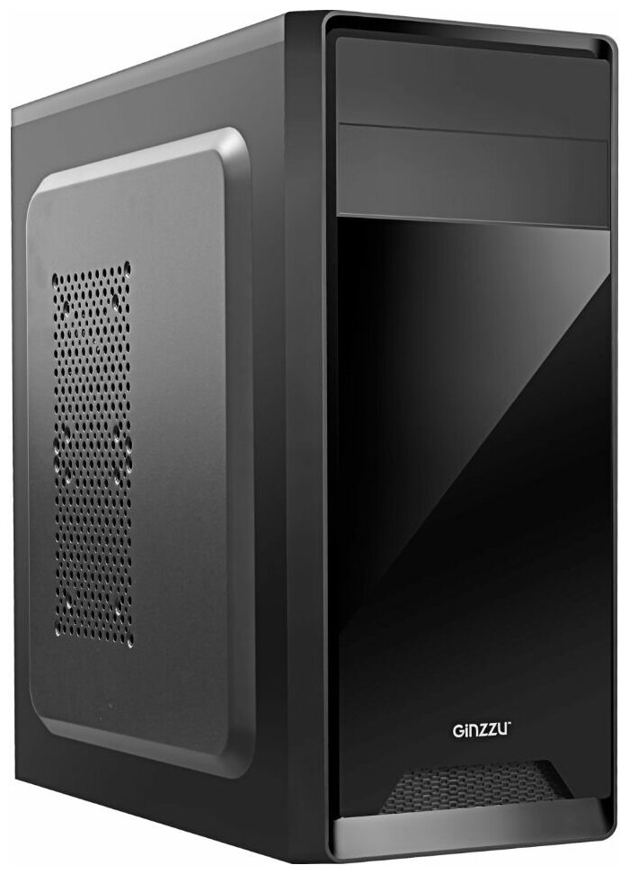 Корпус Ginzzu C200 2*USB 2.0,AU w/o PSU C200