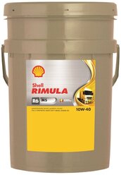 Синтетическое моторное масло SHELL Rimula R6 MS 10W-40, 20 л