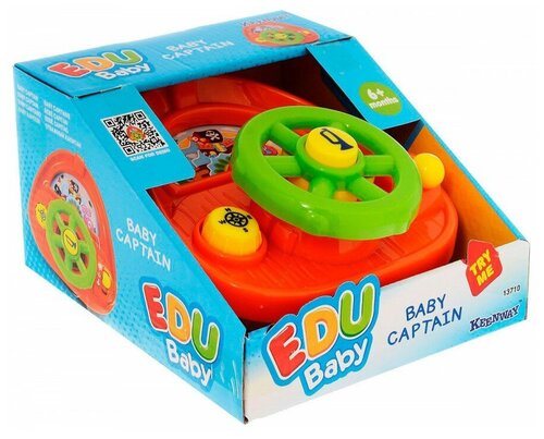 Развивающая игрушка Keenway Маленький капитан, оранжевый/зеленый