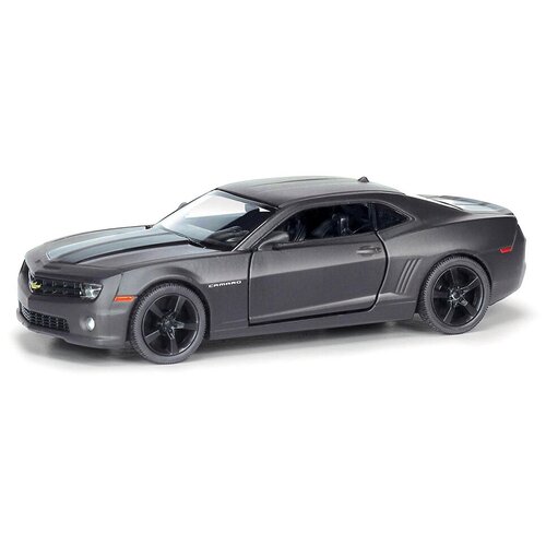 Спортивный автомобиль RMZ City Chevrolet Camaro (554005) 1:32, 12.7 см, матовый серый