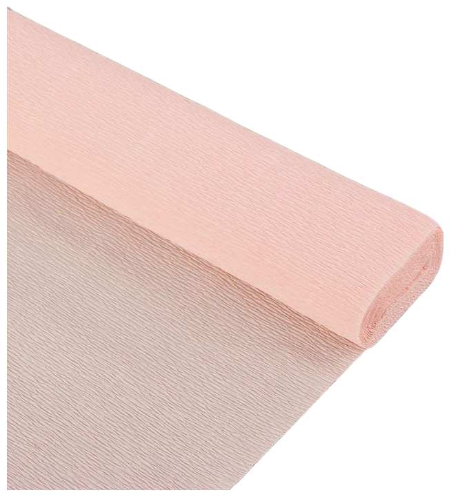 Бумага гофрированная, 969 "Светло-розовая", 50 см х 2,5 м