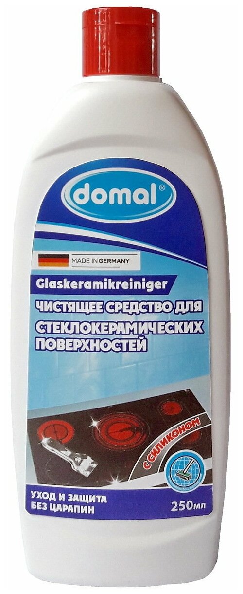 Domal Жидкое чистящее средство для стеклокерамических плит 250мл