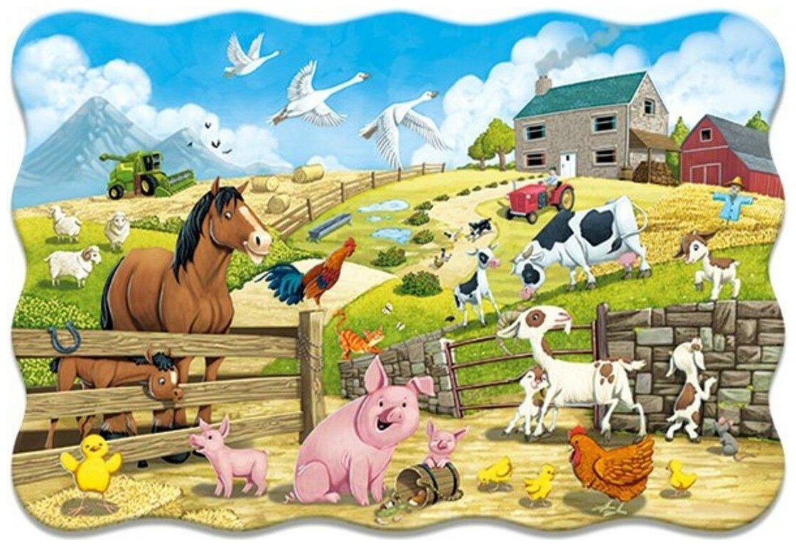 Puzzle-20 MAXI "Животные на ферме" (С-02429-NEW) Castorland - фото №2
