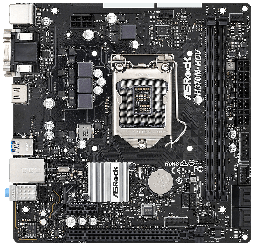 Материнская плата ASRock H370M-HDV Retail