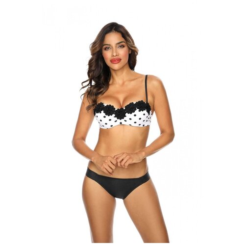 фото Раздельный купальник-бандо с лифом в горошек etna 40 172642