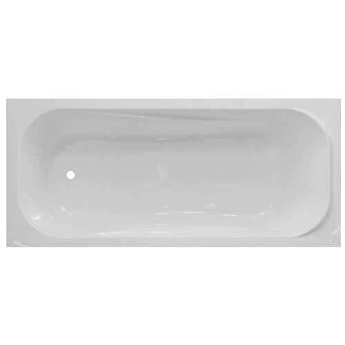 Ванна Эстет Альфа 170x75, иск. камень, глянцевое покрытие, белый ванна отдельностоящая aquastone бали без перелива иск камень глянцевое покрытие белый