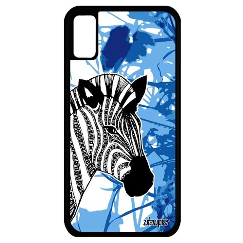 фото Чехол на смартфон apple iphone xs, "зебра" африка полосатая utaupia