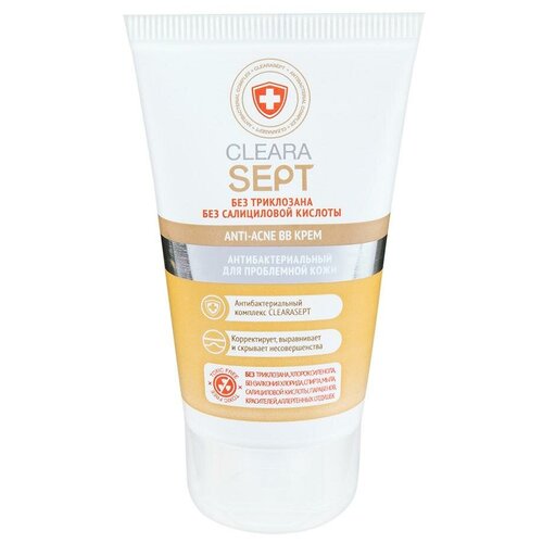 ВВ-крем антибактериальный ClearaSept Anti-Acne Для Проблемной Кожи 40 мл