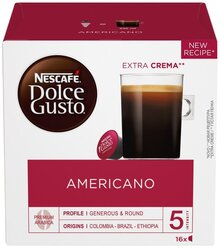 Кофе в капсулах Nescafe Dolce Gusto Americano, 16 шт.