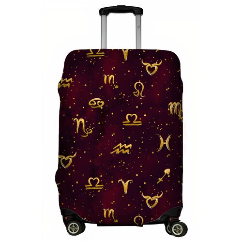 Чехол для чемодана LeJoy, размер M, желтый, красный