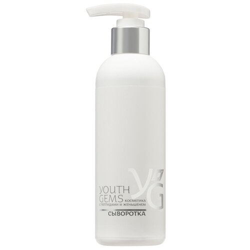 Сыворотка для лица Youth Gems с пептидами и женьшенем, 200мл