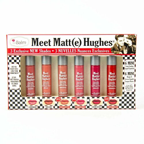 THEBALM Набор миниатюр для губ Meet Matt(e) Hughes VOL. 14