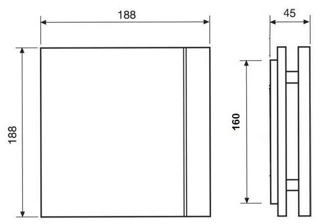 Лицевая панель для вентилятора Soler & Palau Silent 100 Design Marble Black - фотография № 2