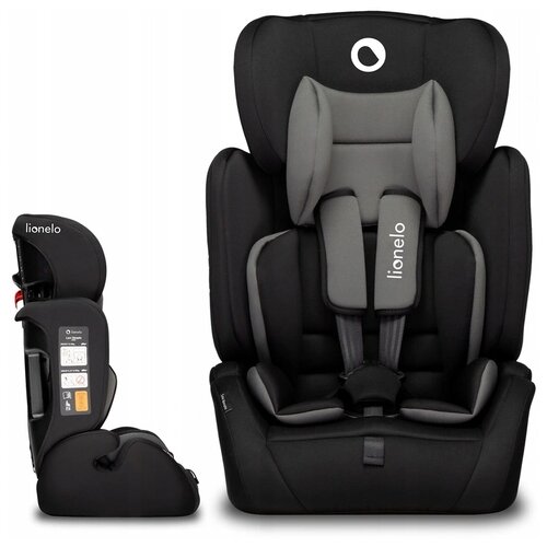 Автокресло группа 1/2/3 (9-36 кг) Lionelo Levi Simple, black