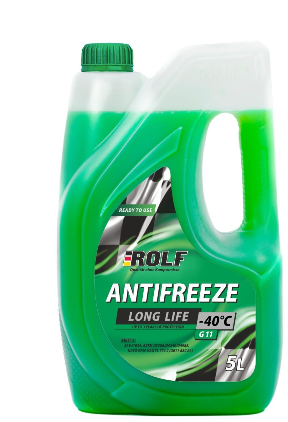 ROLF 70014 Антифриз G11 ROLF Antifreeze готовый 5л -40°С зеленый 1шт