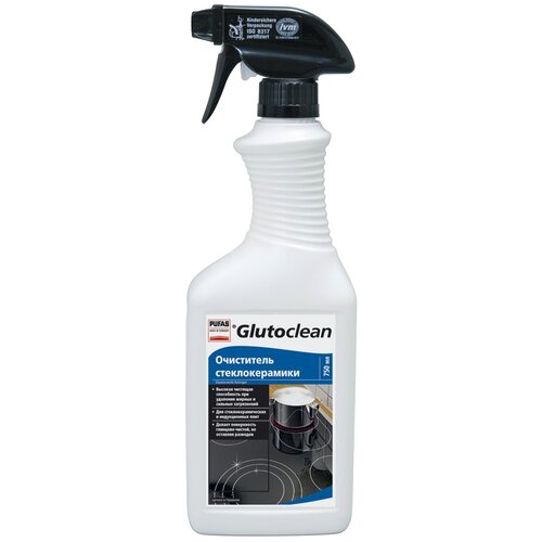 Очиститель стеклокерамики Glutoclean, 750 мл