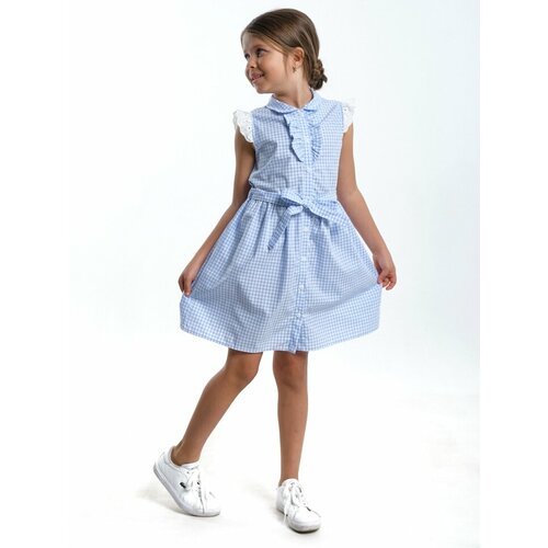 фото Платье mini maxi, размер 122, голубой