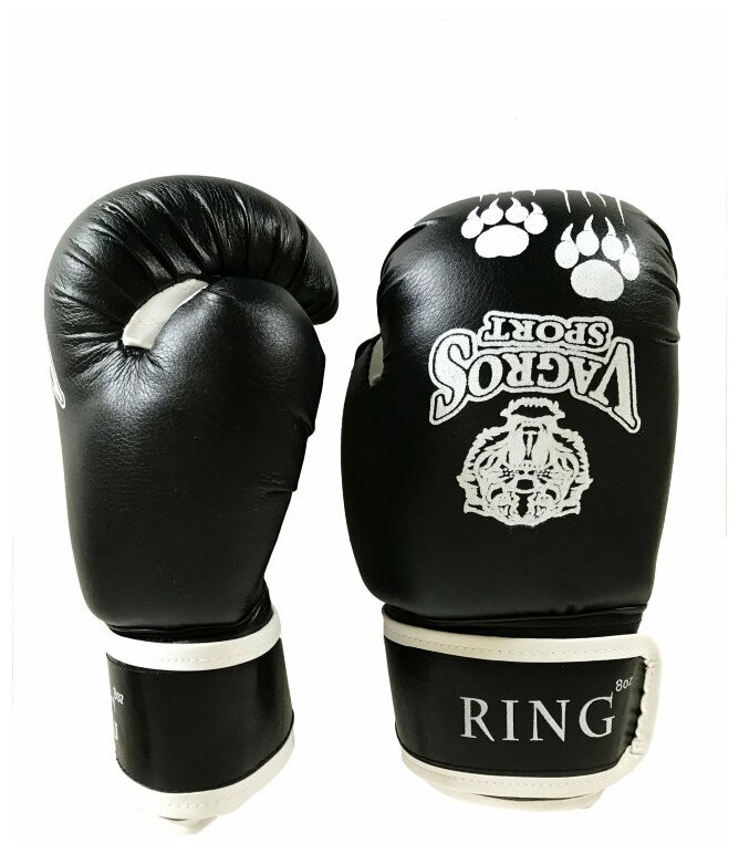 Перчатки боксерские Vagrossport Vagrosport Ring Rs512, 12 унций, черный