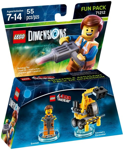 Минифигурка LEGO Dimensions 71212 Эммет, 55 дет.