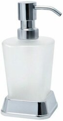 Дозатор для жидкого мыла WasserKRAFT Amper K-5499, серебристый/белый