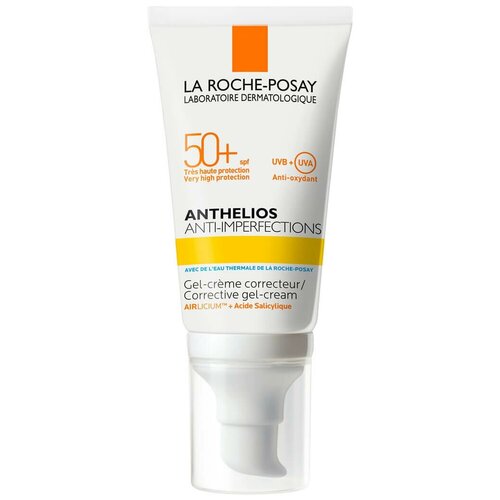 La Roche-Posay Anthelios Oil Correct Гель-крем для жирной, проблемной и склонной к акне кожи лица SPF 50+, 50 мл 1 шт
