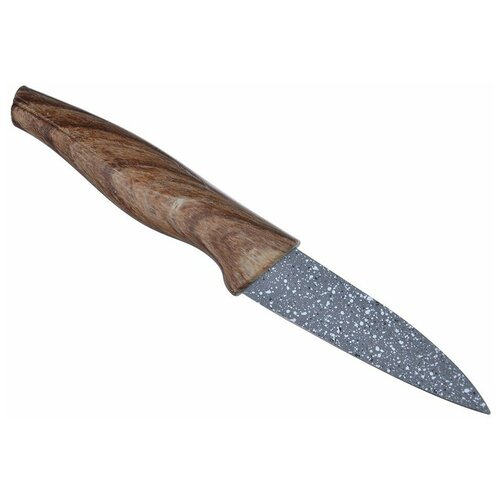 фото Алмаз нож кухонный овощной 9см, нерж.сталь с антиналипающим покрытием satoshi kitchenware